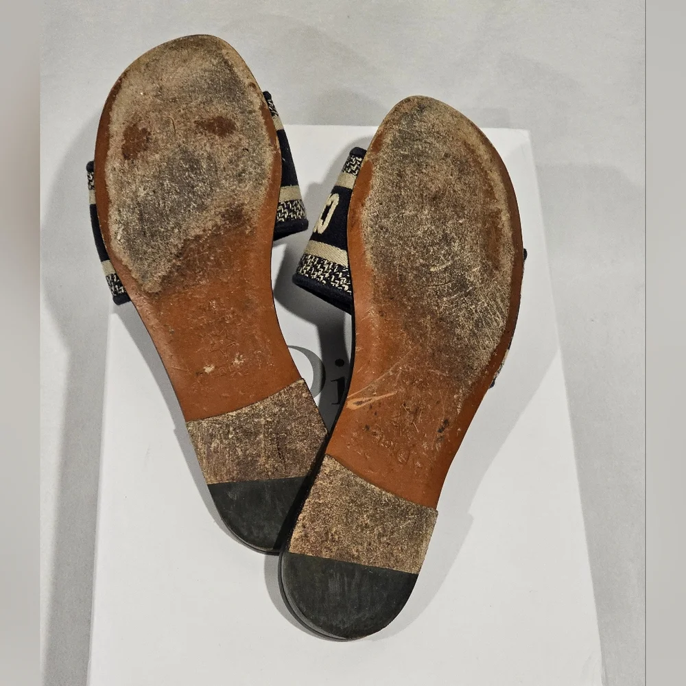 Christian Dior Dway Slides in size 37.5 - Picture 3 of 6